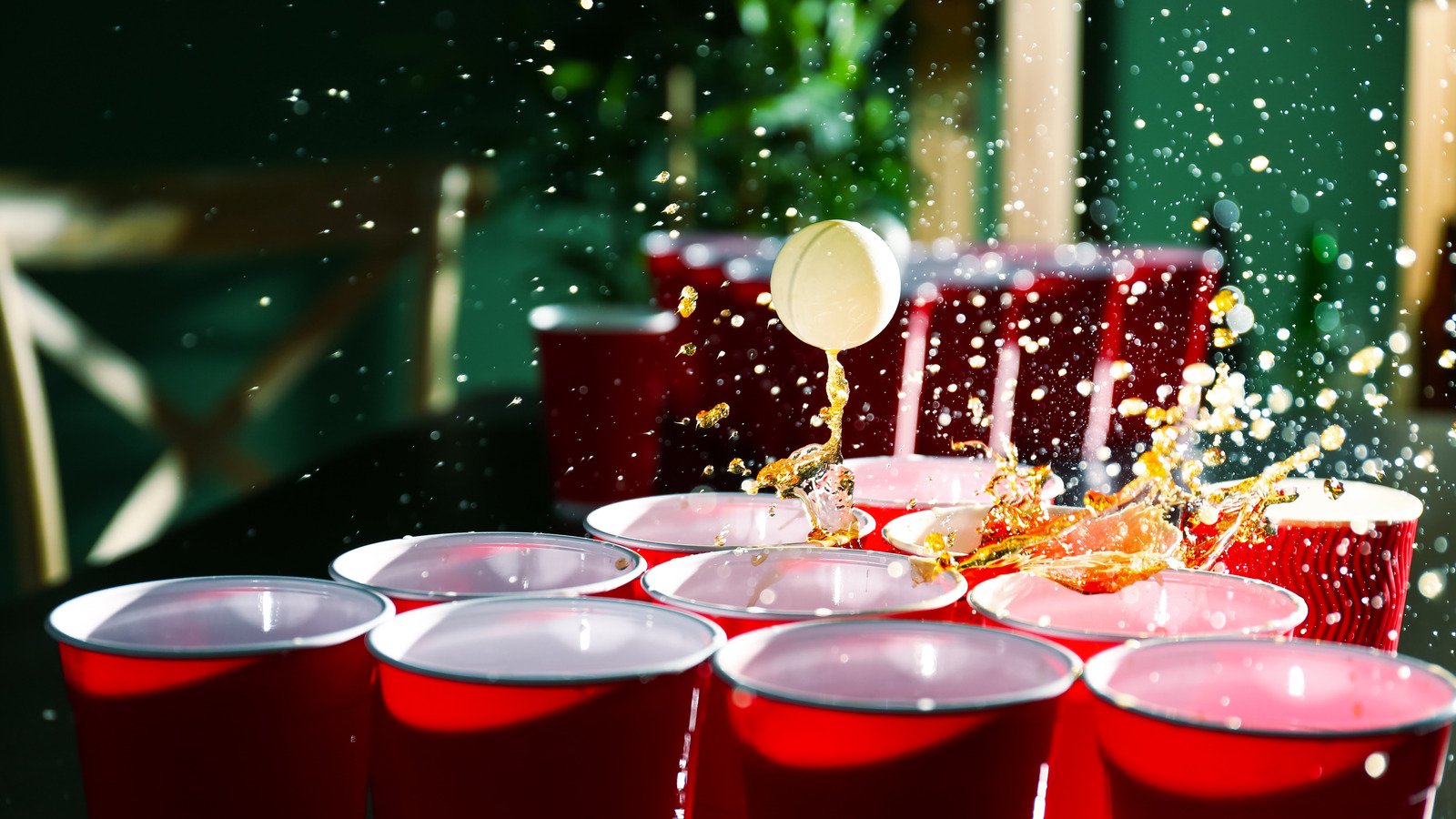 Non-alcoholic beerpong table at Jungle Hunt, General Luna Siargao
